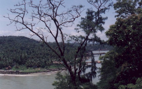 Mahe river - View from Light house